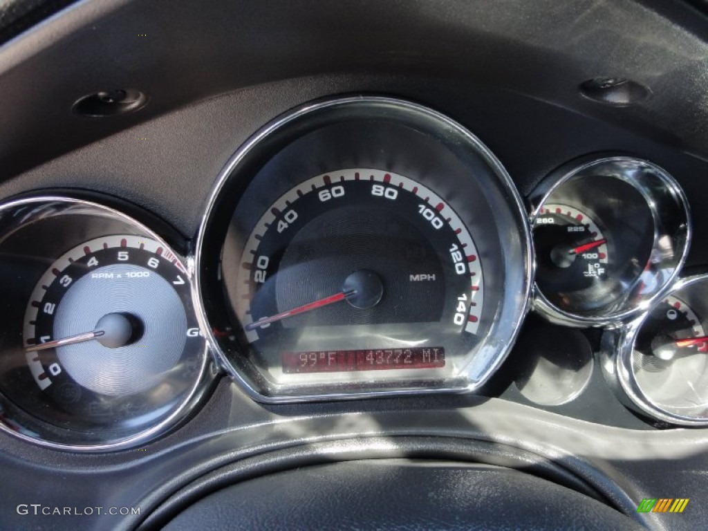 2009 Pontiac G6 V6 Sedan Gauges Photo #70700135