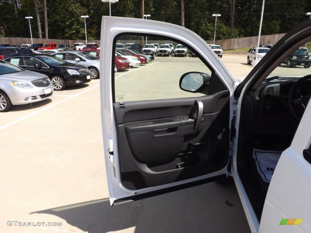 2013 Sierra 1500 SLE Crew Cab - Summit White / Ebony photo #14