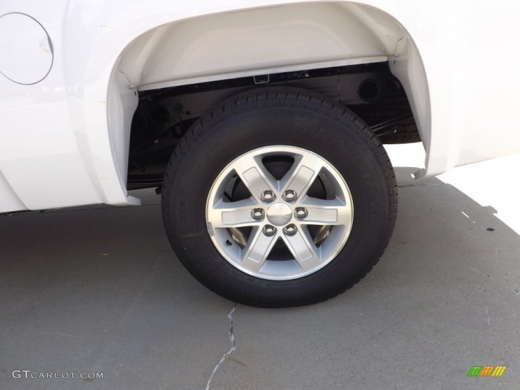 2013 Sierra 1500 SLE Crew Cab - Summit White / Ebony photo #19