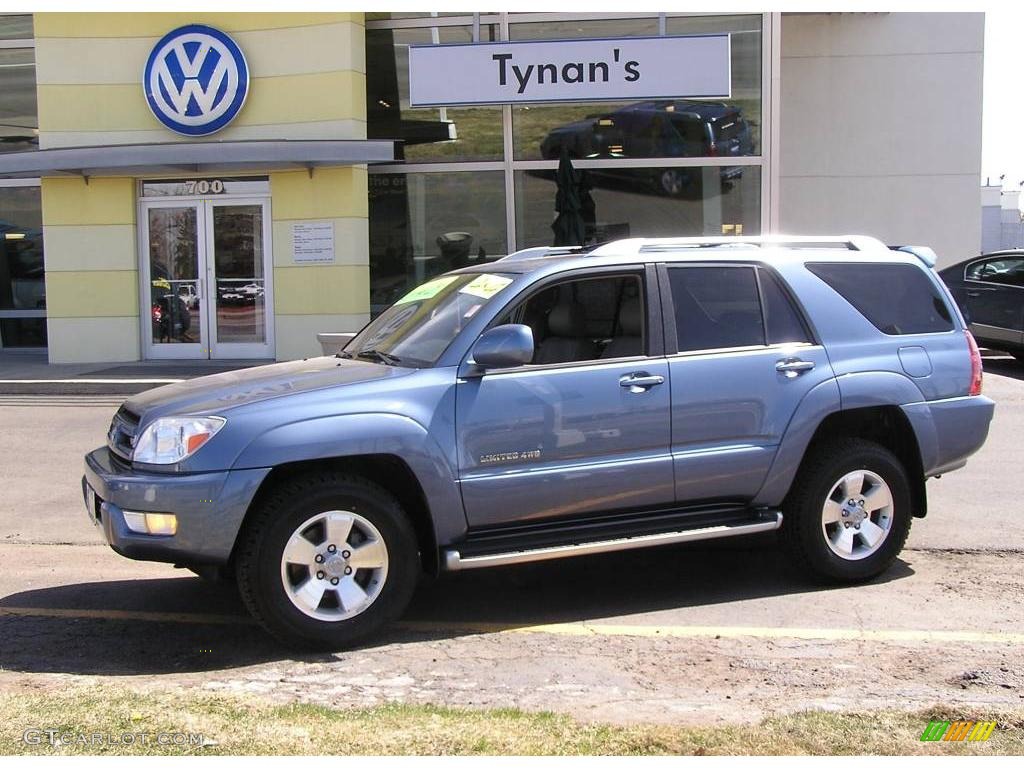 2003 4Runner Limited 4x4 - Pacific Blue Metallic / Taupe photo #1