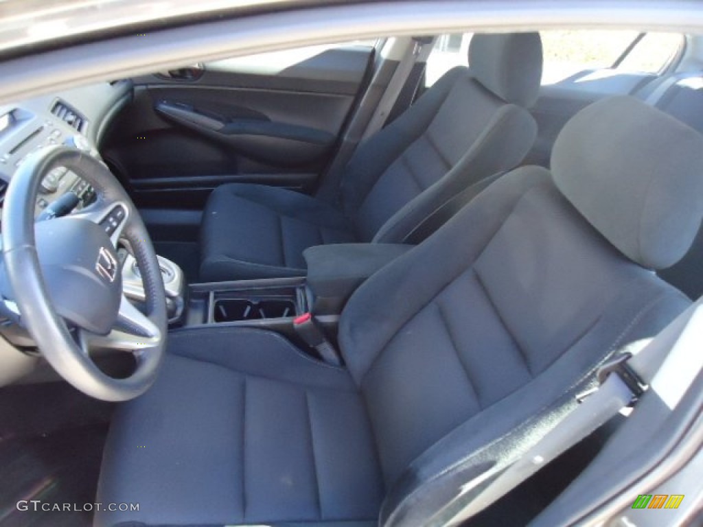 2011 Civic LX-S Sedan - Polished Metal Metallic / Black photo #4