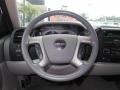 Light Titanium 2008 GMC Sierra 1500 SLE Crew Cab Steering Wheel