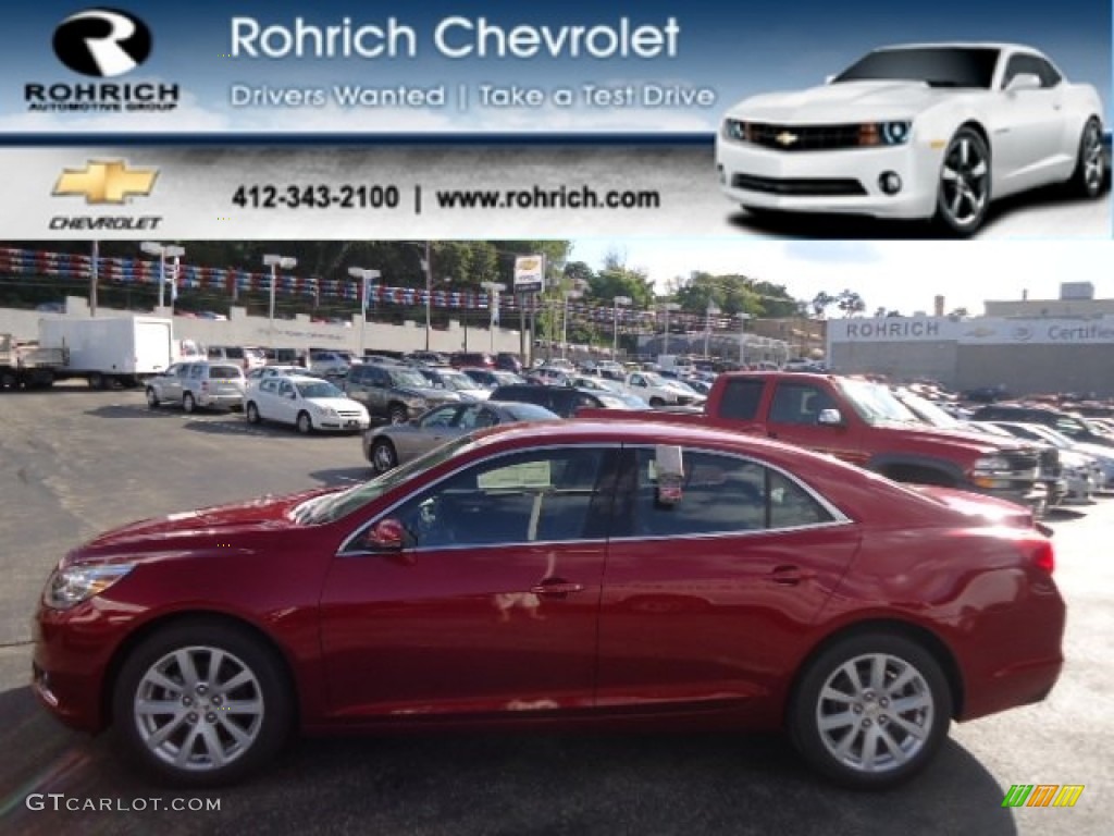 2013 Malibu LT - Crystal Red Tintcoat / Jet Black photo #1