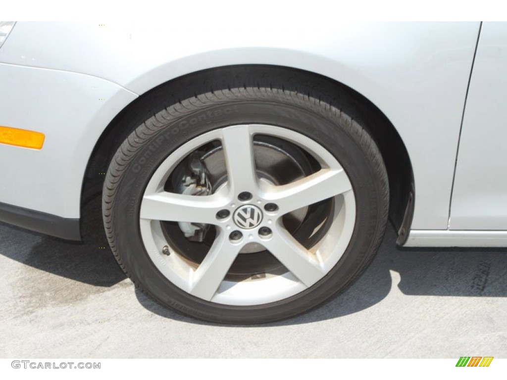 2009 Jetta SE Sedan - Reflex Silver Metallic / Art Grey photo #4