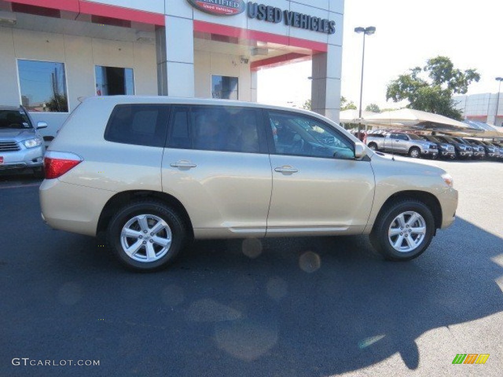 2009 Highlander V6 - Sandy Beach Metallic / Sand Beige photo #8