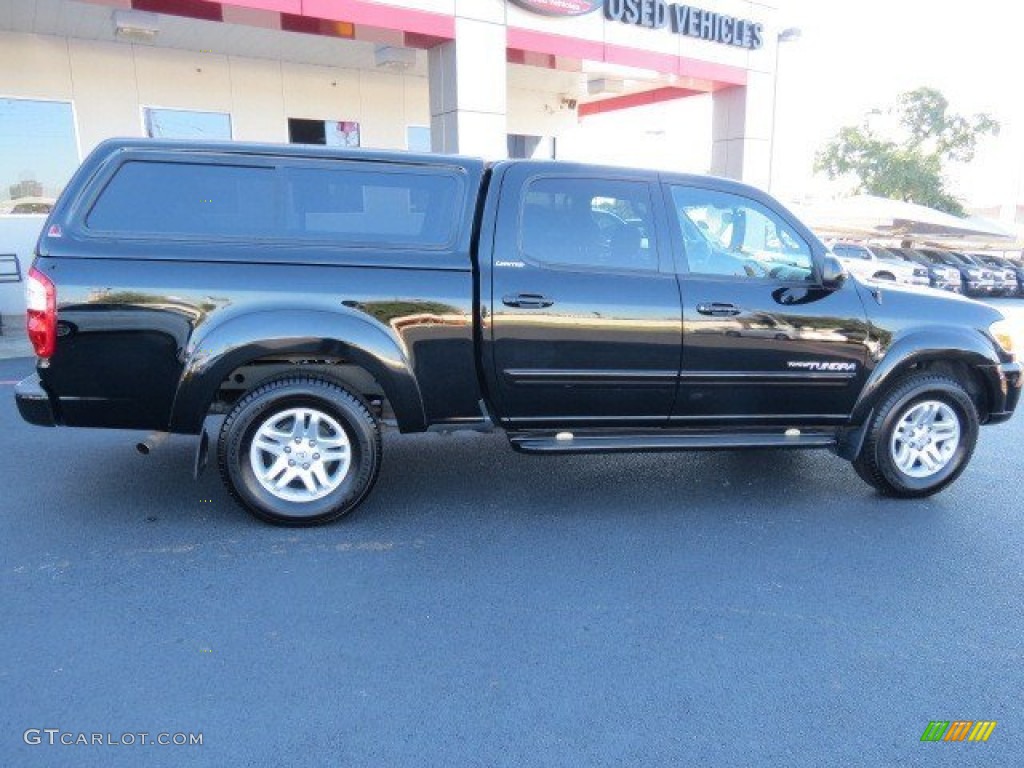 2006 Tundra Limited Double Cab - Black / Light Charcoal photo #8