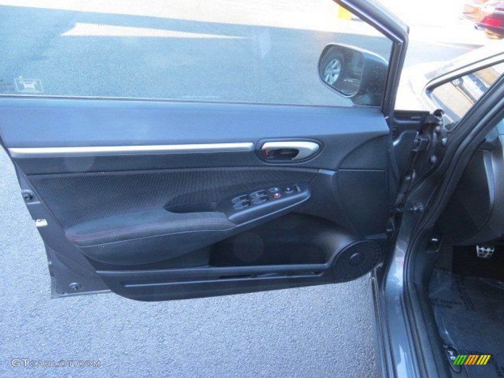 2011 Civic Si Sedan - Polished Metal Metallic / Black photo #10