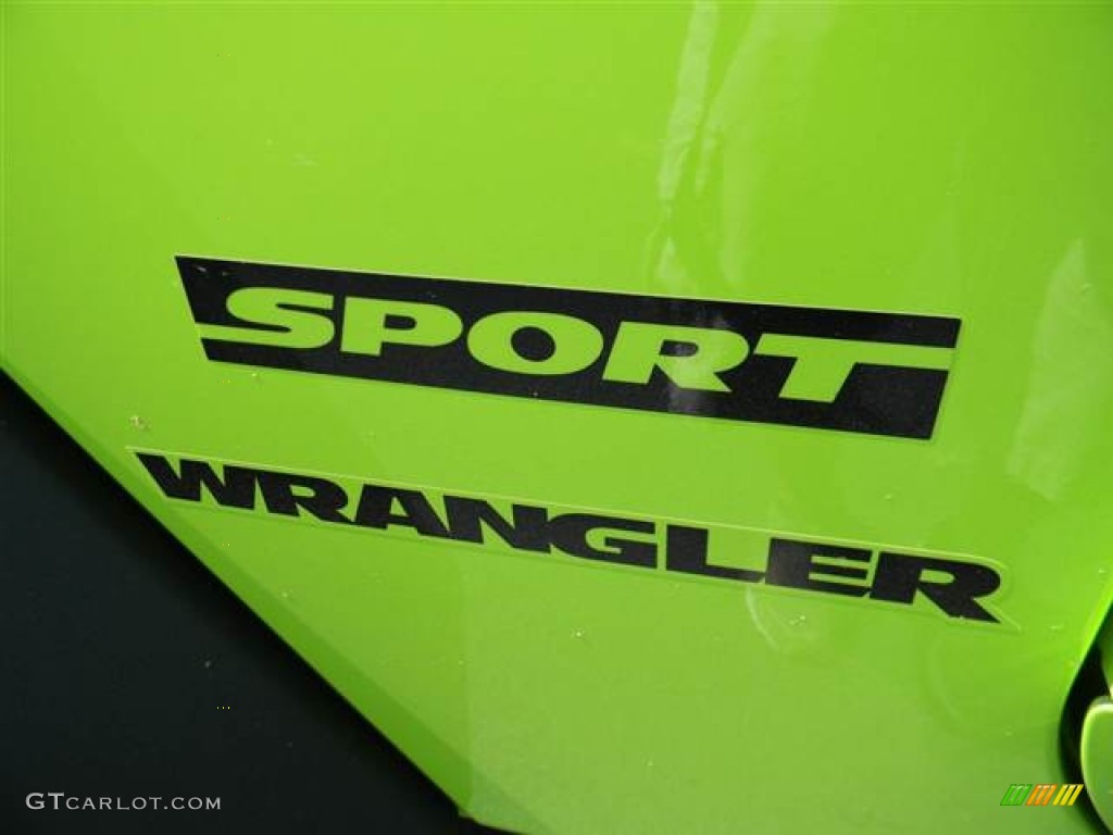 2012 Jeep Wrangler Sport S 4x4 Marks and Logos Photo #70705820