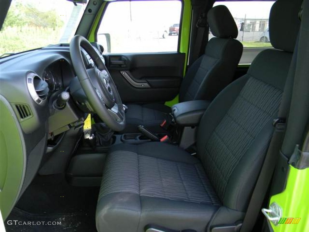 Black Interior 2012 Jeep Wrangler Sport S 4x4 Photo #70705850