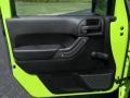 Black 2012 Jeep Wrangler Sport S 4x4 Door Panel