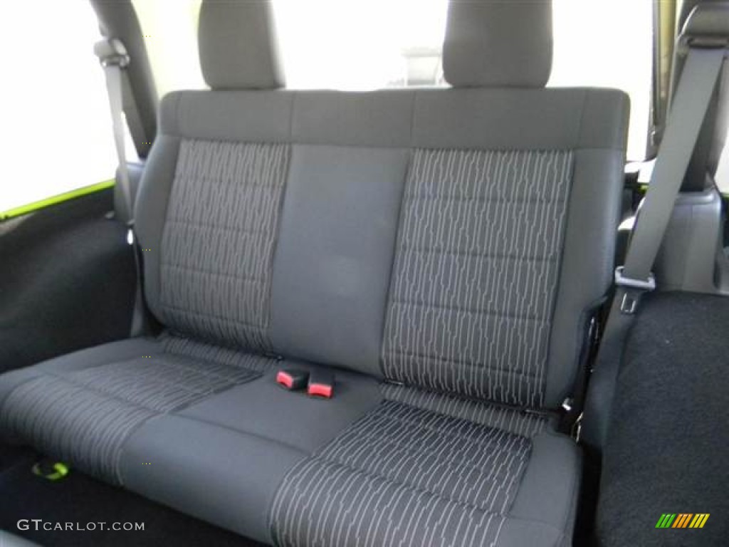 2012 Jeep Wrangler Sport S 4x4 Rear Seat Photo #70705874