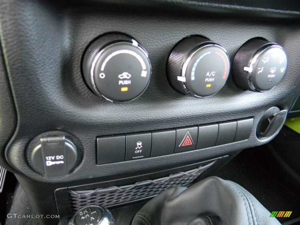 2012 Jeep Wrangler Sport S 4x4 Controls Photo #70705955