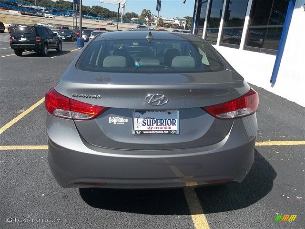 2013 Elantra GLS - Harbor Gray Metallic / Gray photo #3