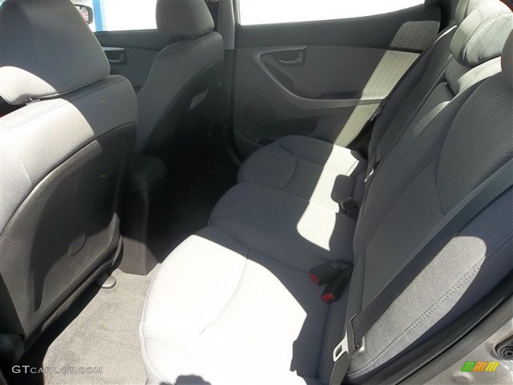 2013 Elantra GLS - Harbor Gray Metallic / Gray photo #6