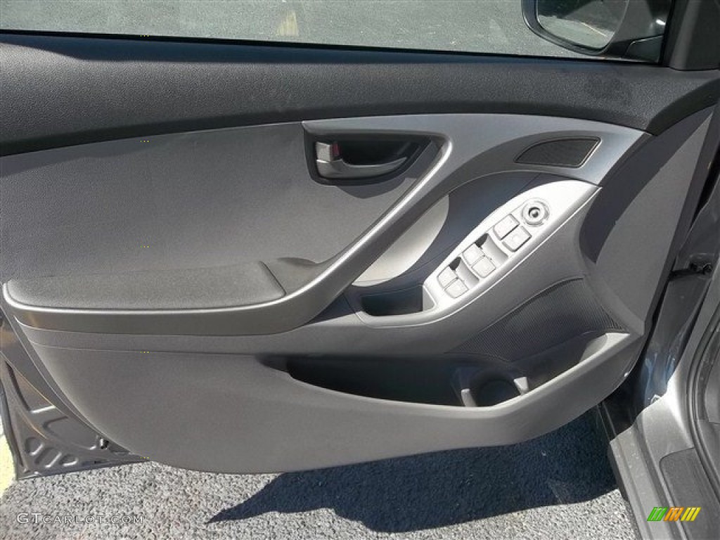 2013 Elantra GLS - Harbor Gray Metallic / Gray photo #8