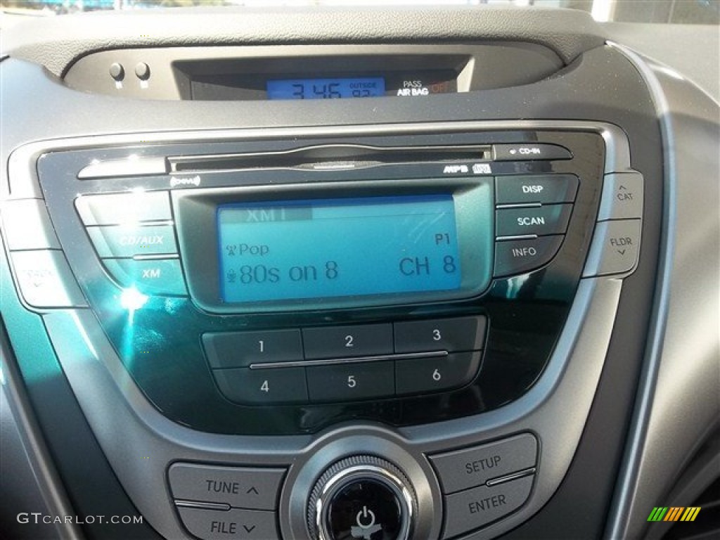 2013 Elantra GLS - Harbor Gray Metallic / Gray photo #11