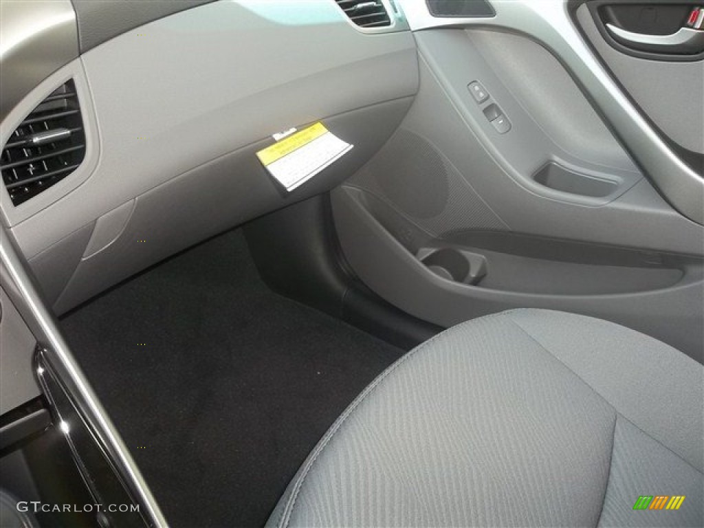 2013 Elantra GLS - Harbor Gray Metallic / Gray photo #14