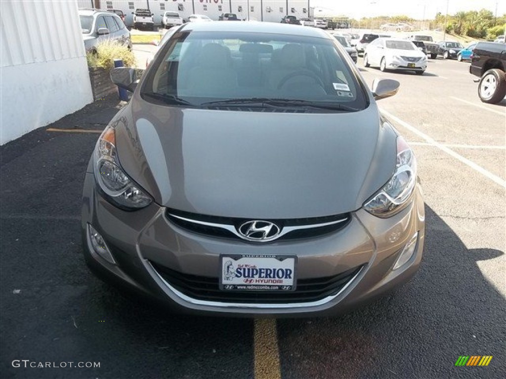 2013 Elantra GLS - Desert Bronze / Beige photo #1