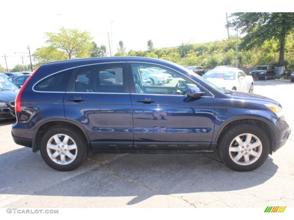 2009 CR-V EX-L 4WD - Royal Blue Pearl / Black photo #4
