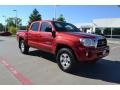 2007 Impulse Red Pearl Toyota Tacoma V6 PreRunner TRD Double Cab  photo #7