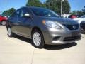 2012 Magnetic Gray Metallic Nissan Versa 1.6 S Sedan  photo #1