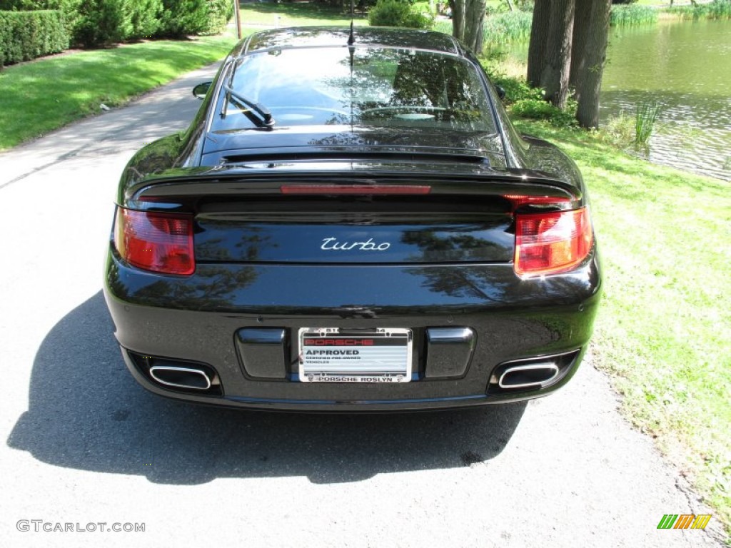2008 911 Turbo Coupe - Black / Black photo #5