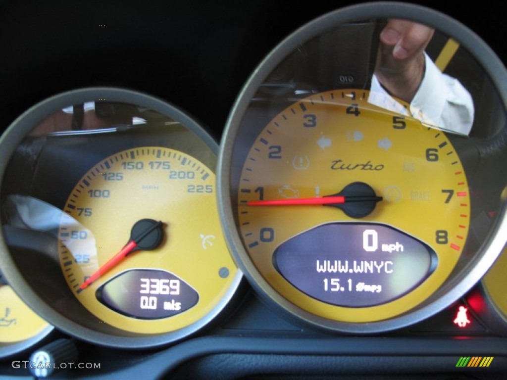 2008 Porsche 911 Turbo Coupe Gauges Photo #70712156