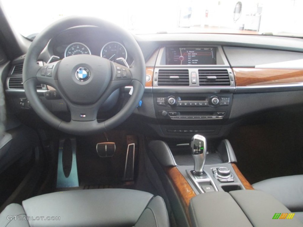 2013 BMW X6 xDrive50i Black Dashboard Photo #70712921
