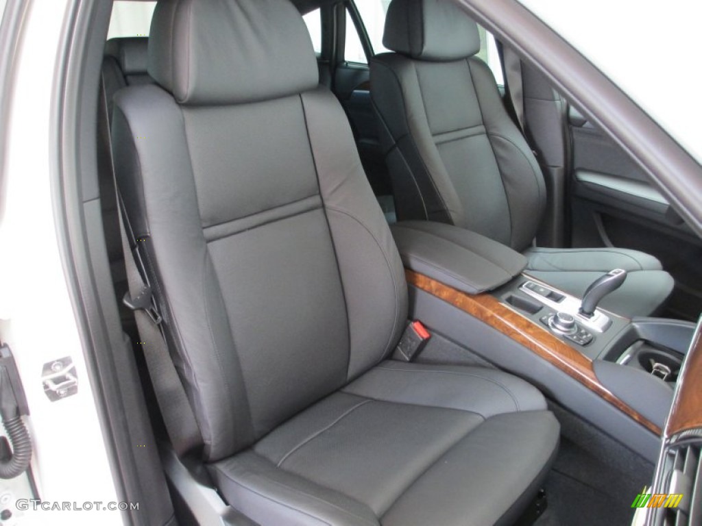 Black Interior 2013 BMW X6 xDrive50i Photo #70712948