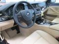 Venetian Beige Prime Interior Photo for 2013 BMW 5 Series #70713677