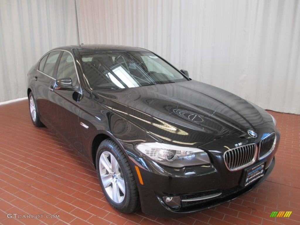 2013 5 Series 528i xDrive Sedan - Jet Black / Black photo #1