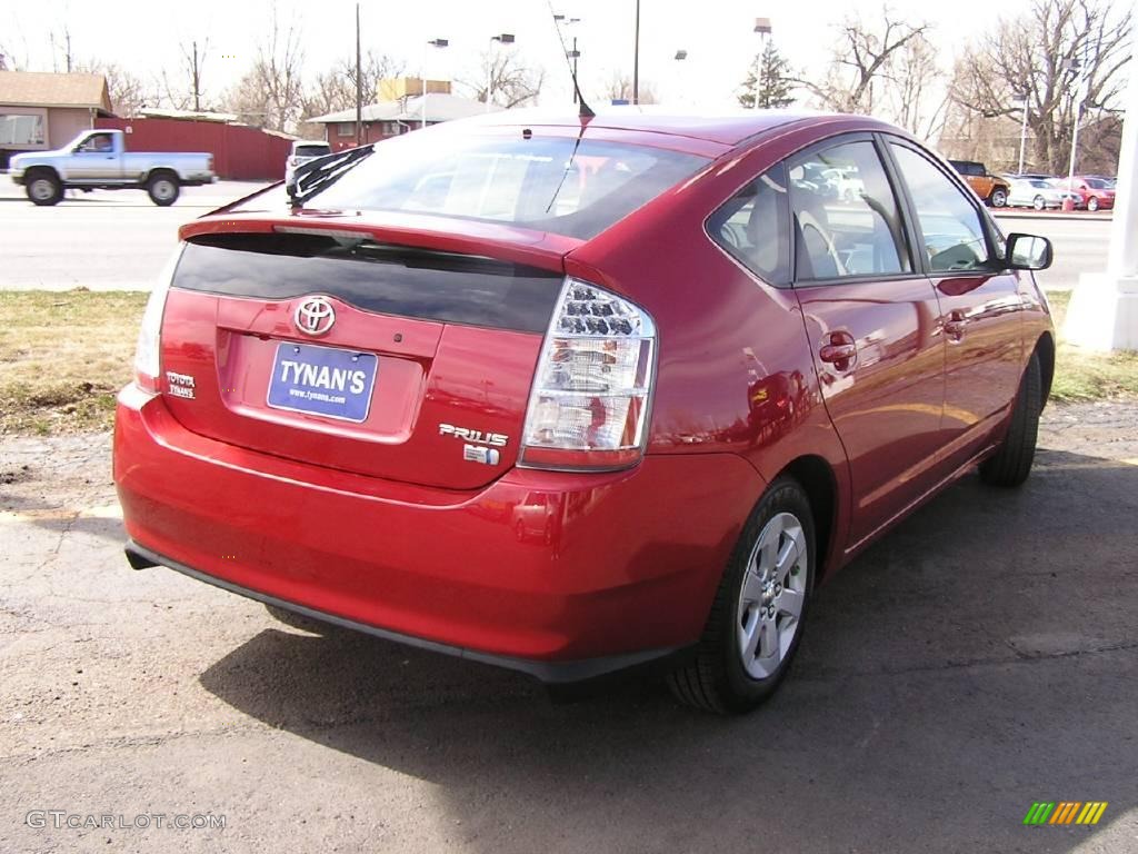 2008 Prius Hybrid - Barcelona Red Metallic / Gray photo #4