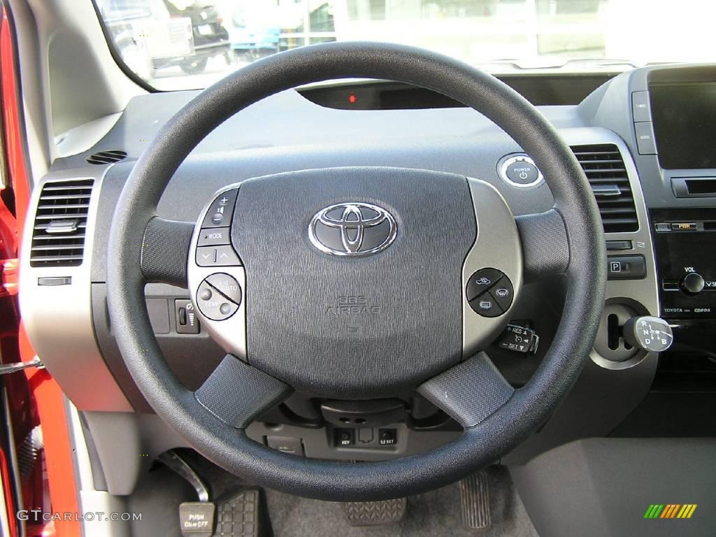 2008 Prius Hybrid - Barcelona Red Metallic / Gray photo #7