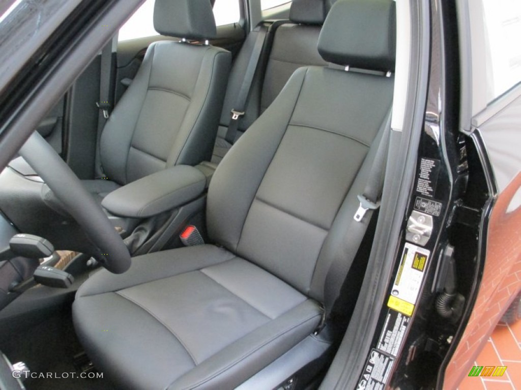 Black Interior 2013 BMW X1 xDrive 28i Photo #70714559