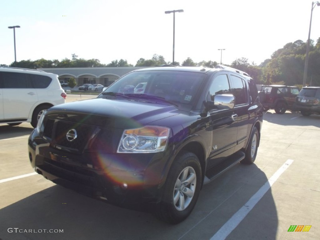 Galaxy Black Metallic Nissan Armada