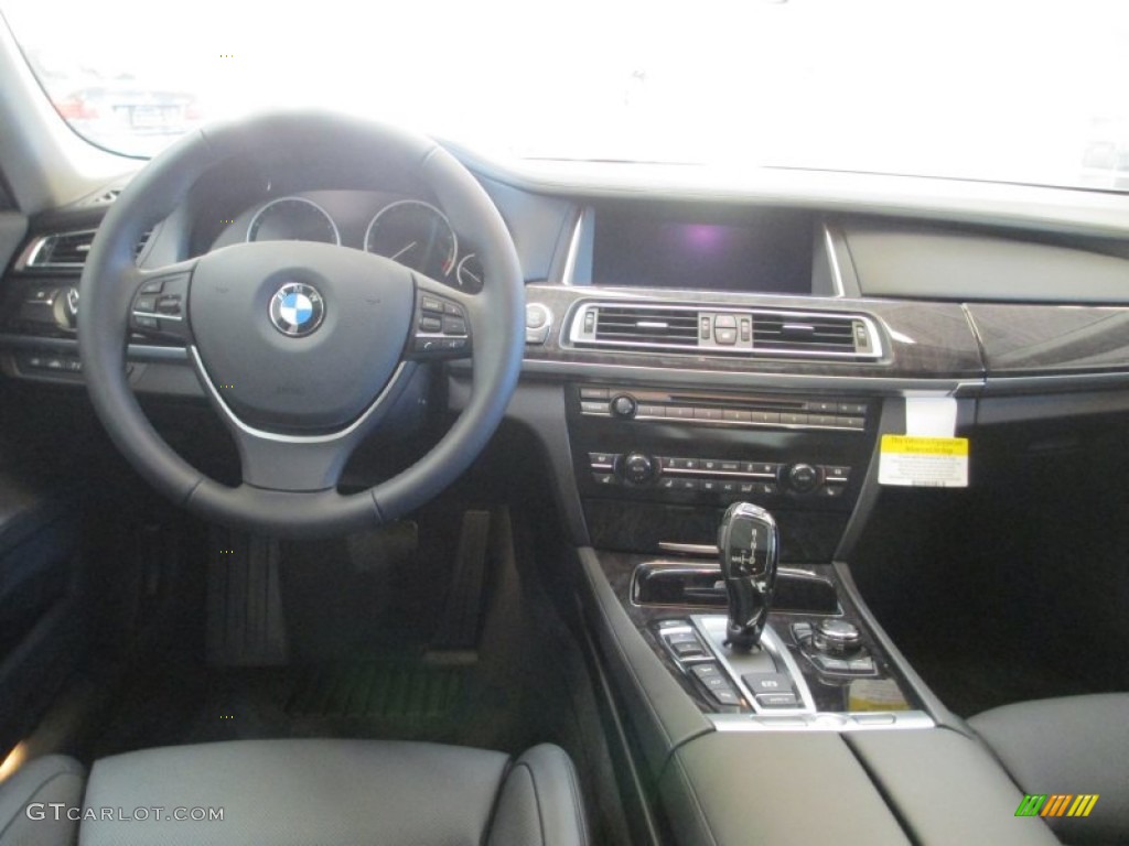 2013 BMW 7 Series 750i xDrive Sedan Black Dashboard Photo #70714685