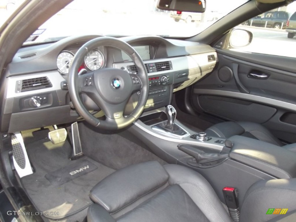 2011 3 Series 335is Convertible - Black Sapphire Metallic / Black photo #14
