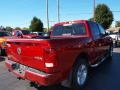 2009 Inferno Red Crystal Pearl Dodge Ram 1500 Laramie Crew Cab 4x4  photo #3