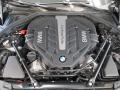 4.4 Liter DI TwinPower Turbocharged DOHC 32-Valve VVT V8 2013 BMW 7 Series 750i xDrive Sedan Engine