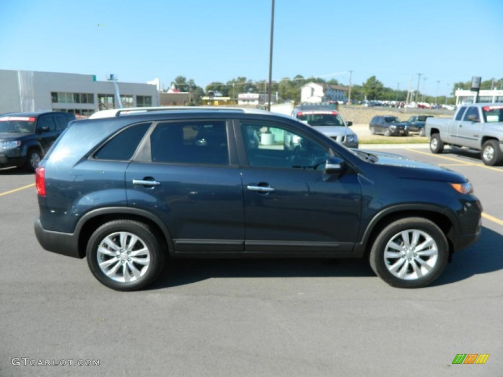 2011 Sorento LX V6 - Pacific Blue / Black photo #6