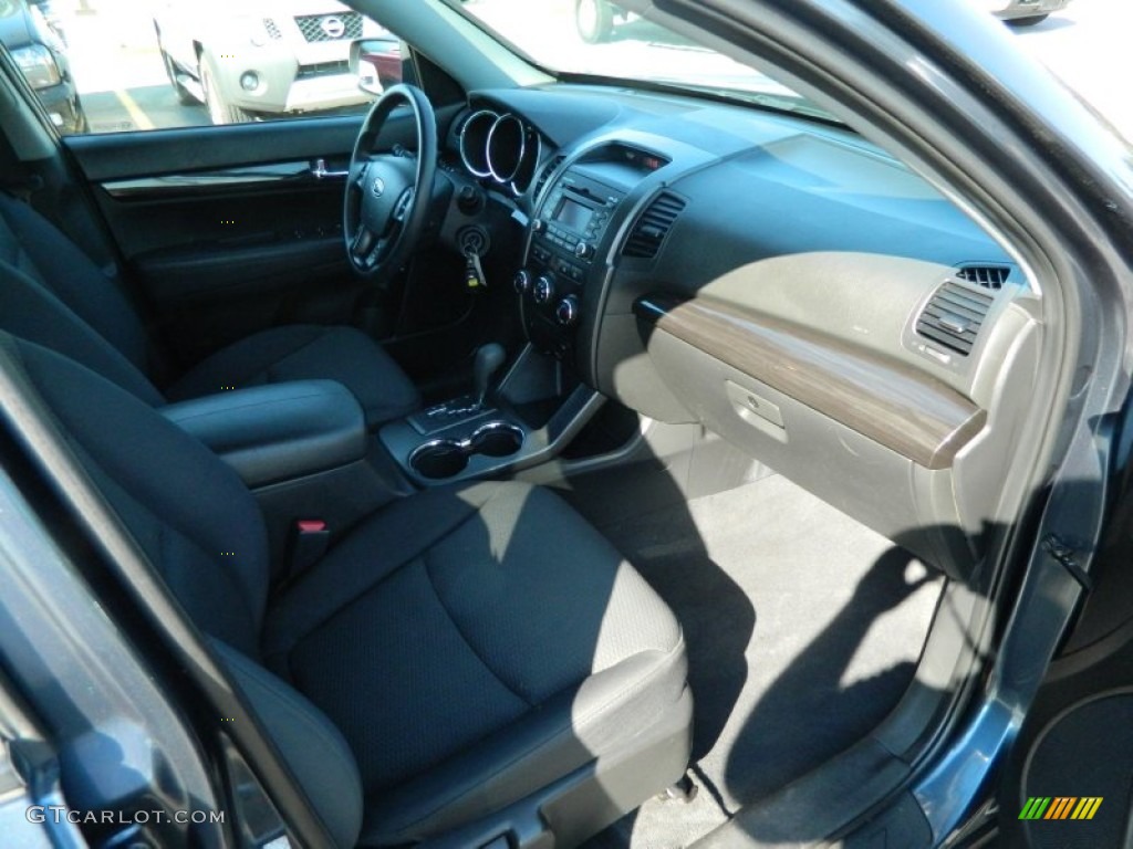 2011 Sorento LX V6 - Pacific Blue / Black photo #14