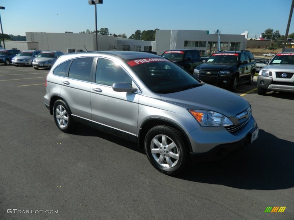 2008 CR-V EX-L - Whistler Silver Metallic / Gray photo #7