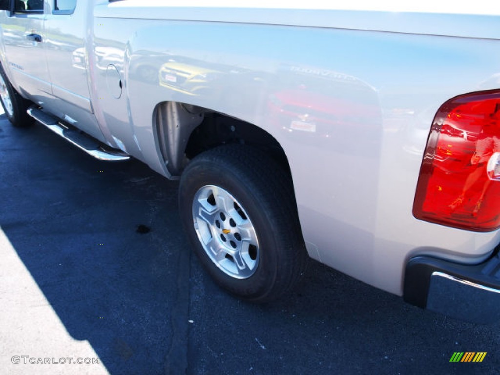 2008 Silverado 1500 LT Extended Cab - Silver Birch Metallic / Ebony photo #4