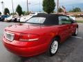 Inferno Red Pearl 2004 Chrysler Sebring LXi Convertible Exterior