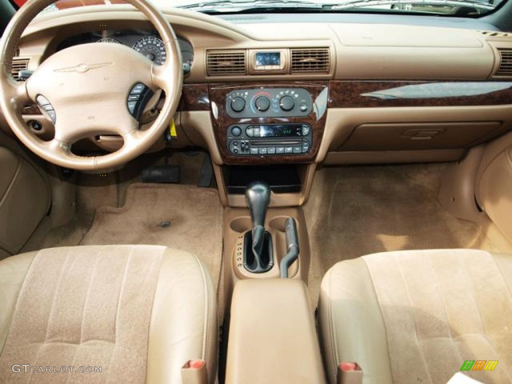2004 Chrysler Sebring LXi Convertible Sandstone Dashboard Photo #70716683