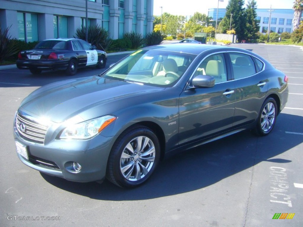 2012 M Hybrid Sedan - Harbour Blue / Wheat photo #3