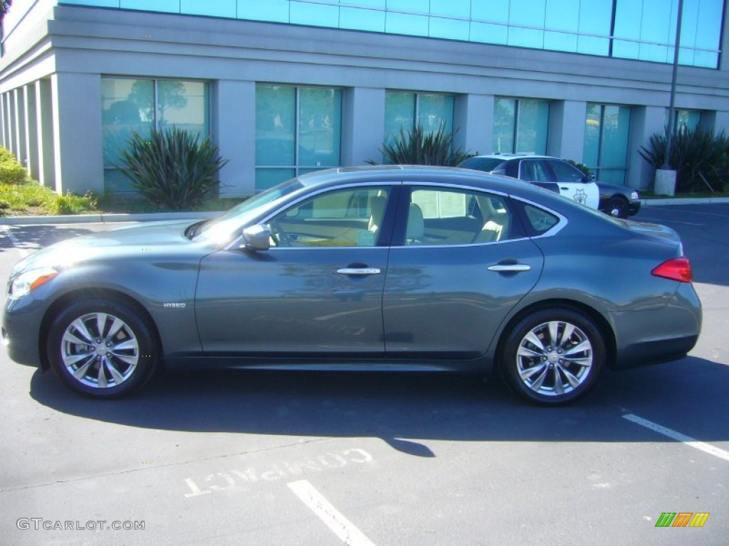 2012 M Hybrid Sedan - Harbour Blue / Wheat photo #4