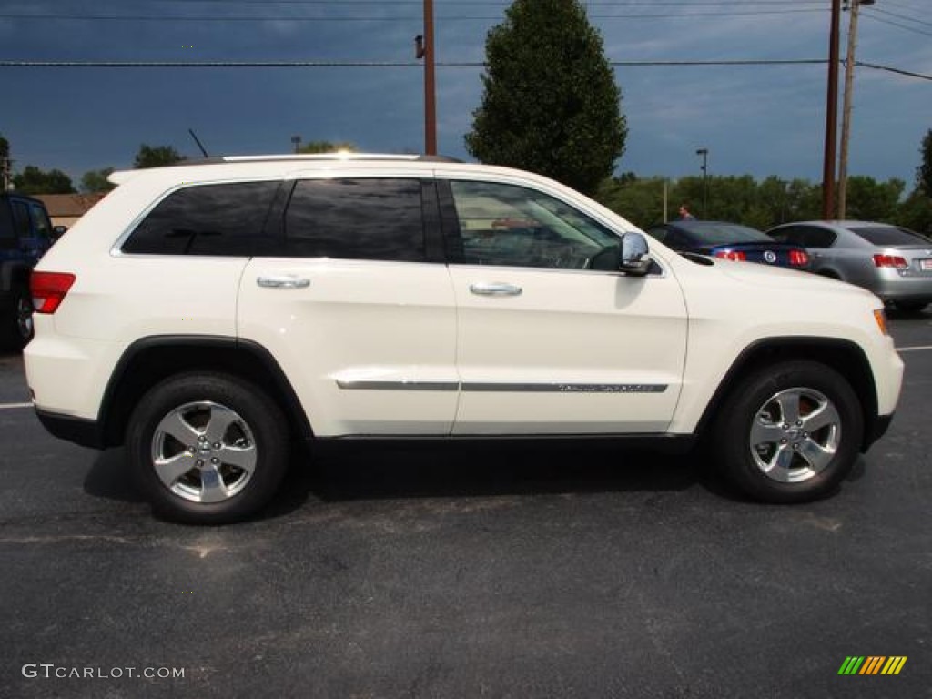 Stone White 2012 Jeep Grand Cherokee Limited 4x4 Exterior Photo #70717169