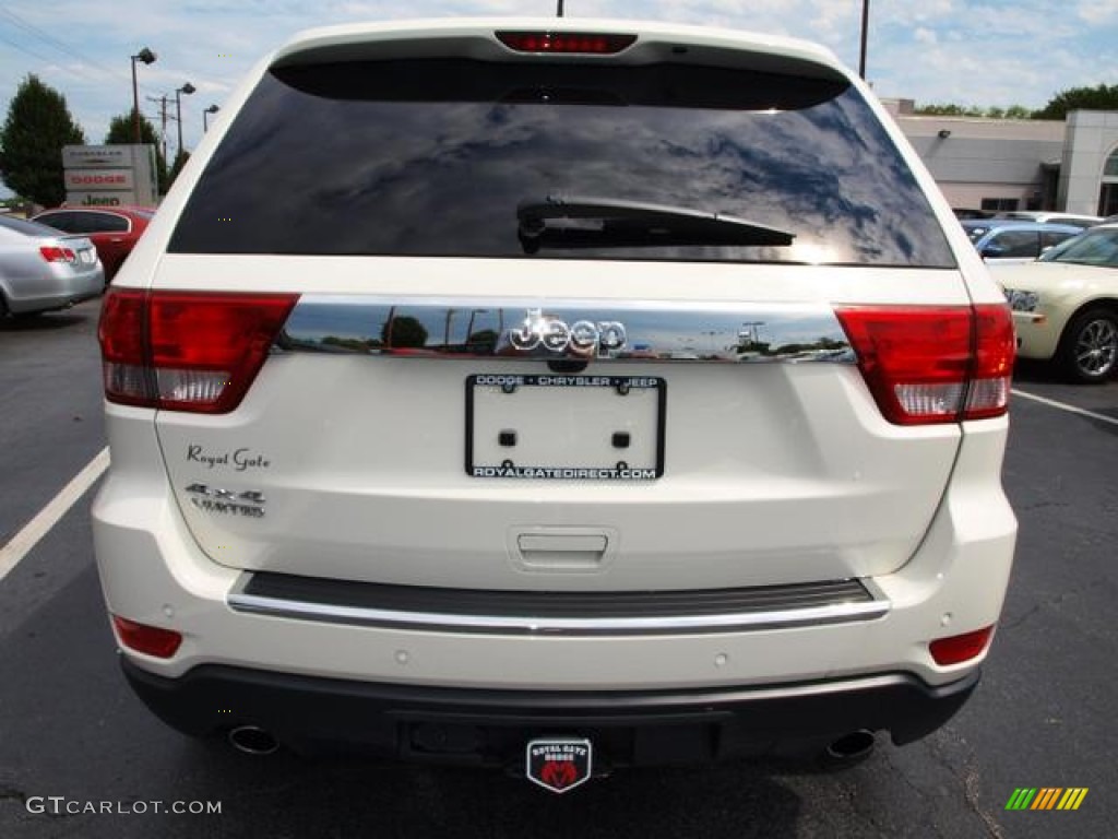 2012 Grand Cherokee Limited 4x4 - Stone White / Black photo #6