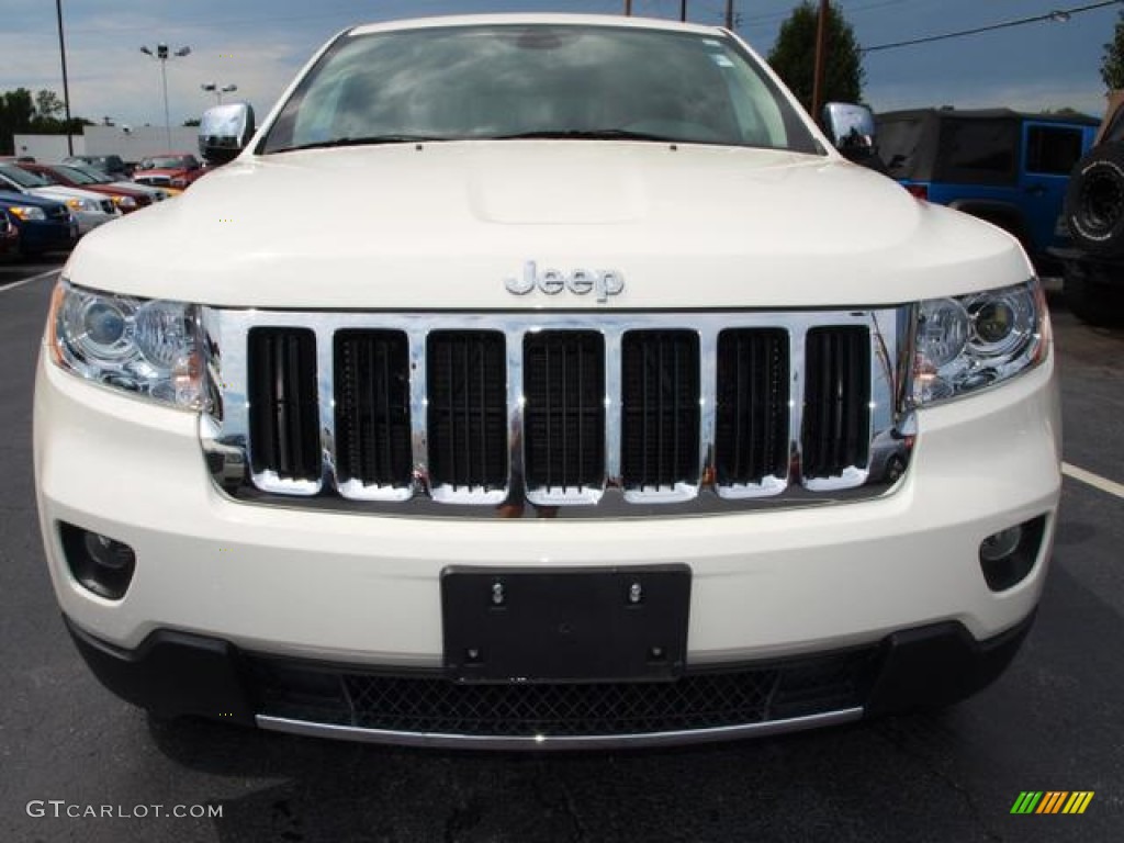 Stone White 2012 Jeep Grand Cherokee Limited 4x4 Exterior Photo #70717237